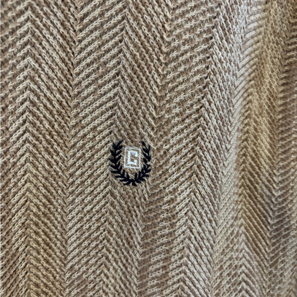 Classic Ralph Lauren Chaps Herringbone sweater Y2K, Large 100% cotton - Picture 5 of 6